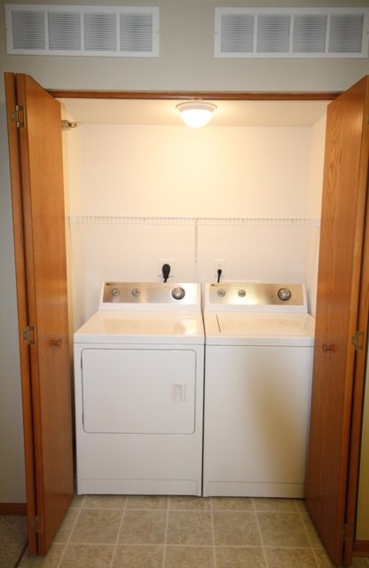 Grimes Condo Interior - Washer Dryer Closet